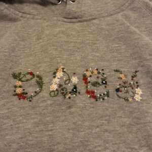Embroidered Obey Hoodie